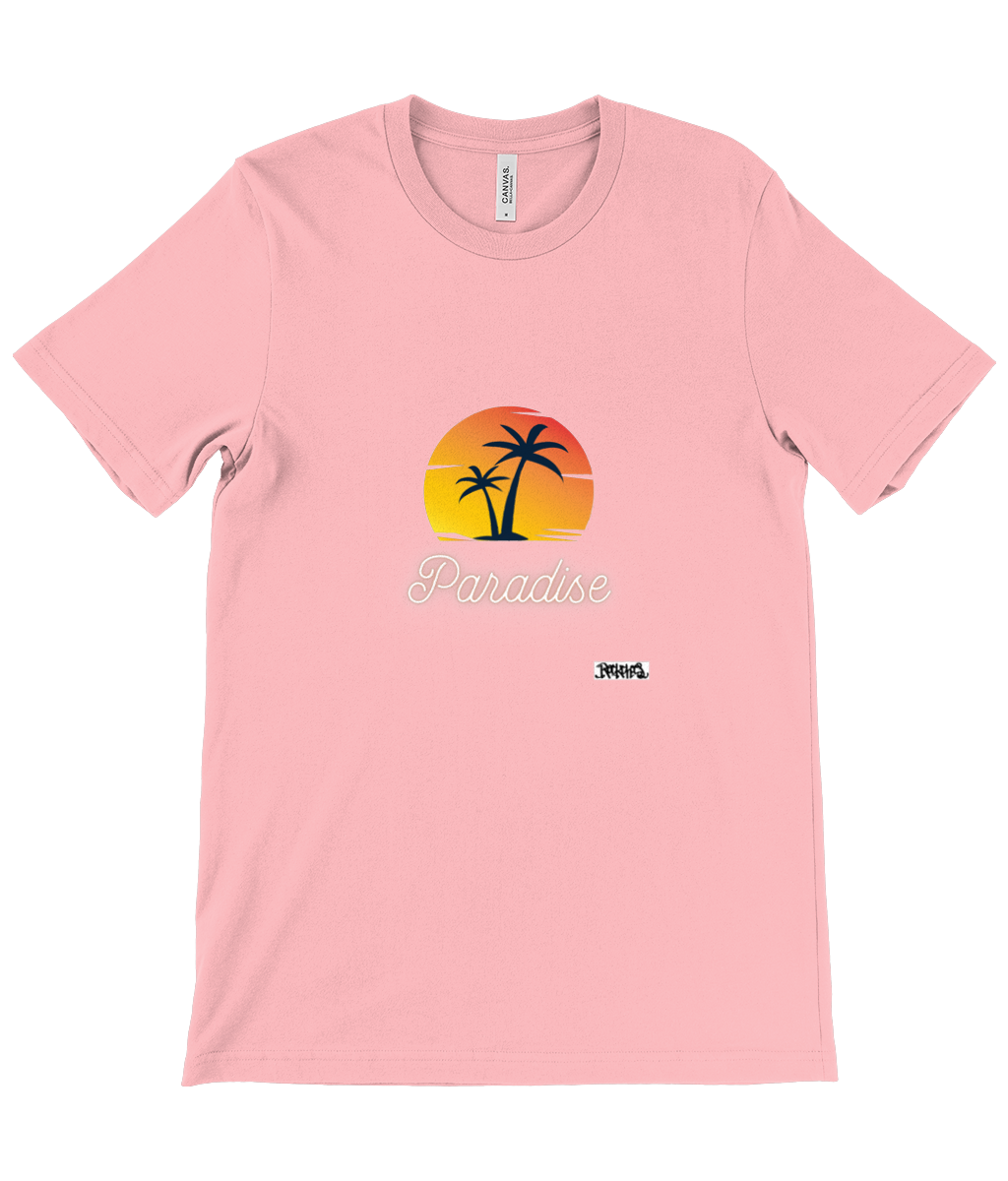 T-Shirt Paradise Canvas Unisex Crew Neck