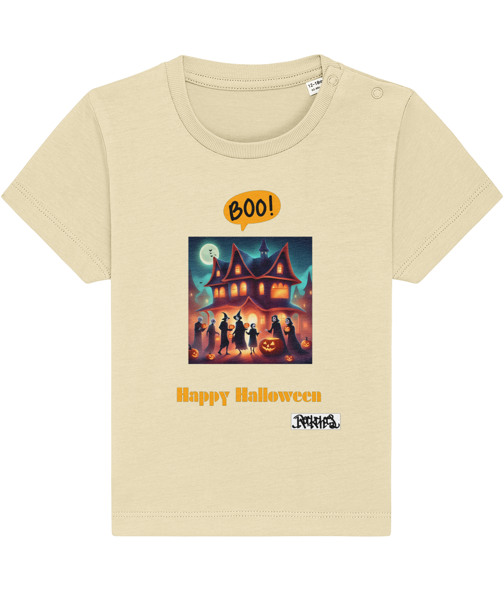Happy Halloween T shirts designed by Rock Chocs Haunted House Design 2 for 0 to 36 months