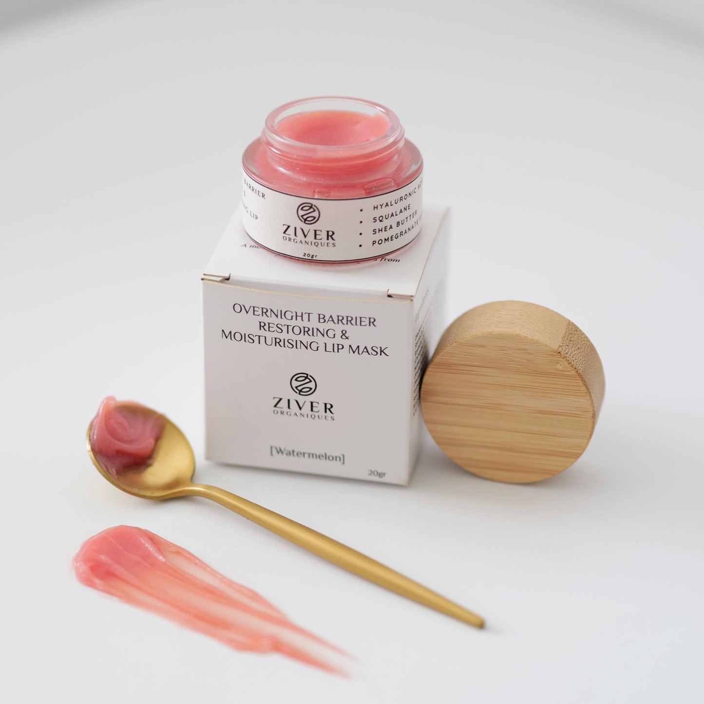 Overnight Lip Mask - Hyaluronic Acid | Squalene | Watermelon