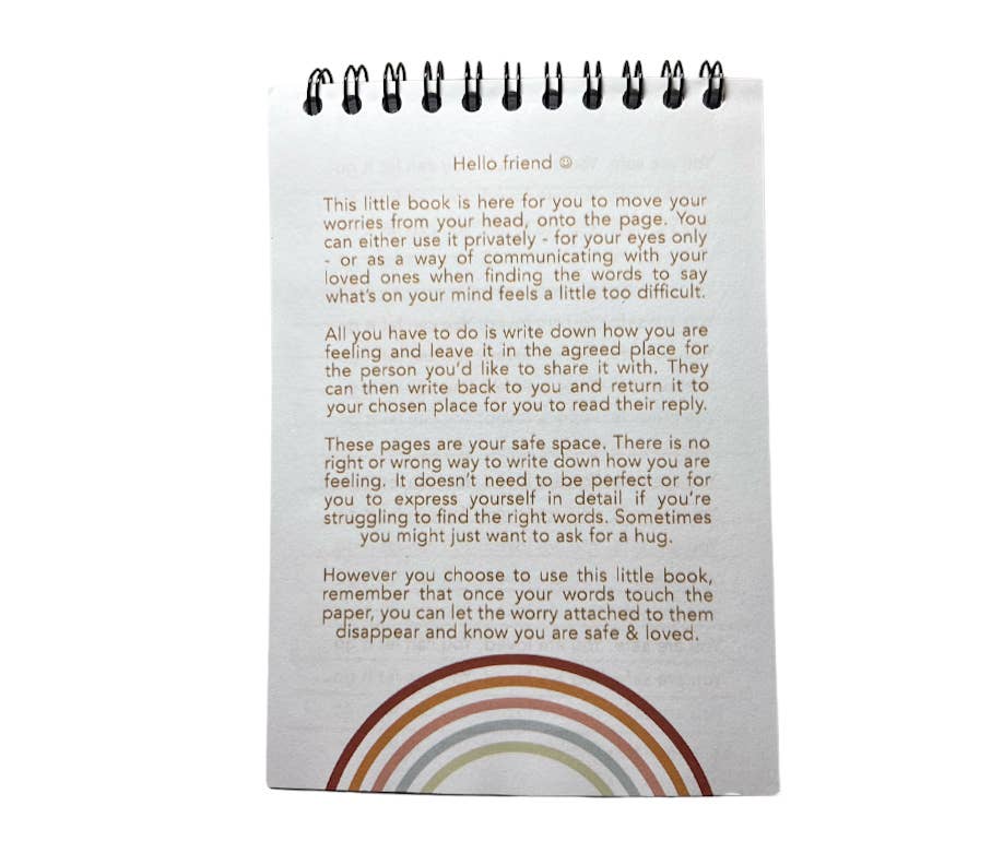 Worry Notes: Notebook for kids' worries, thoughts & feelings