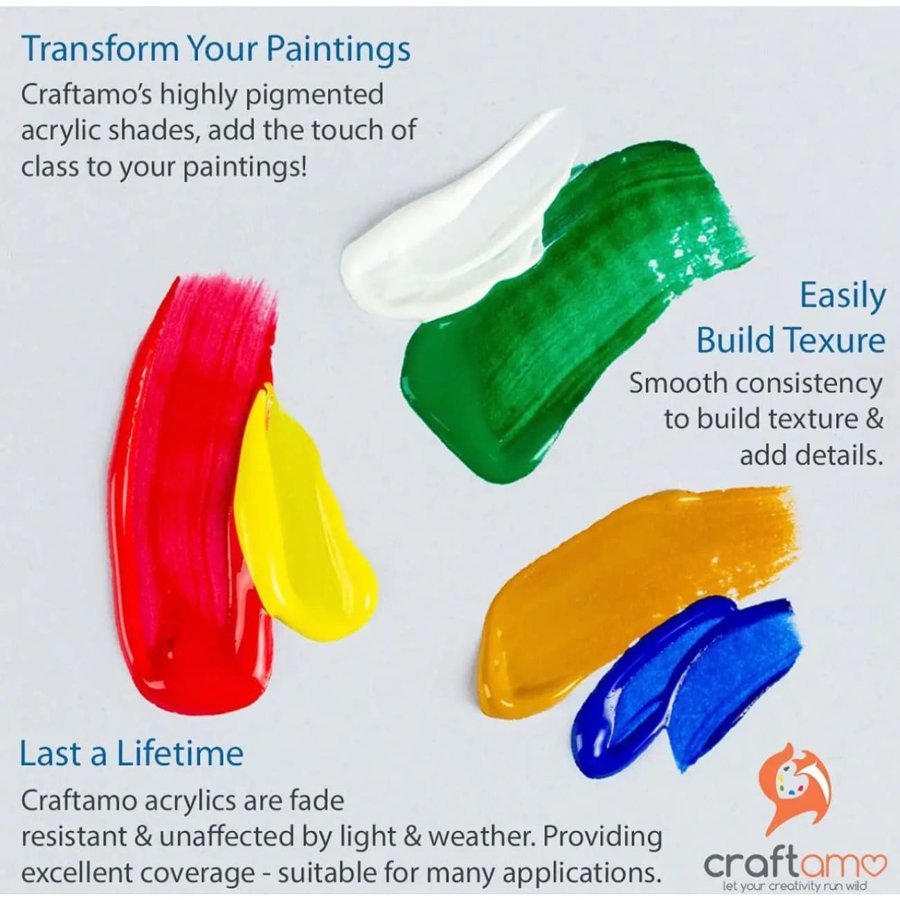 Acrylic Paint Set - 24 Vibrant Rich Pigments - Paint, Facebook Marketplace