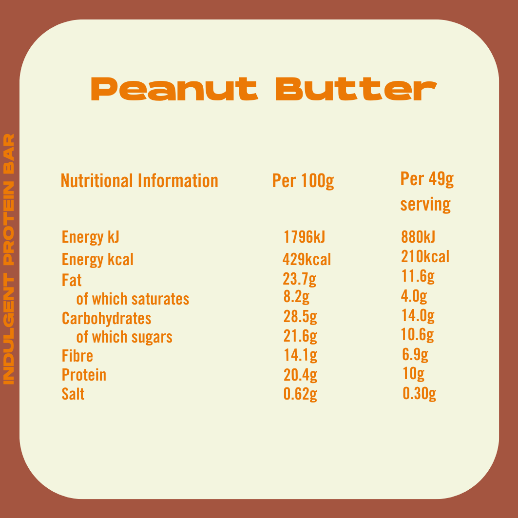 Indulgent Protein Bars - Peanut Butter