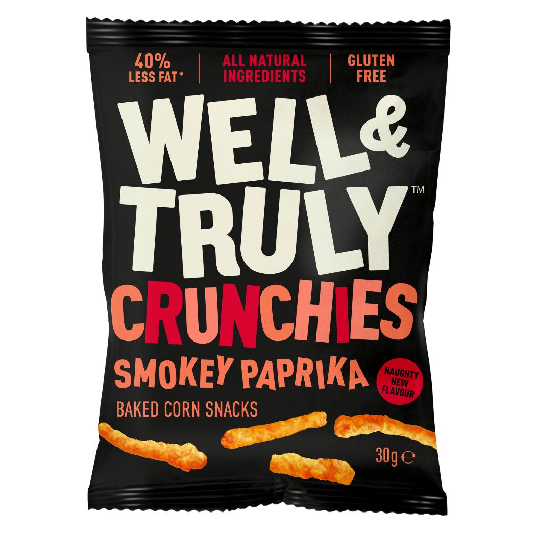 Crunchies Smokey Paprika 30g - Vegan, Gluten Free