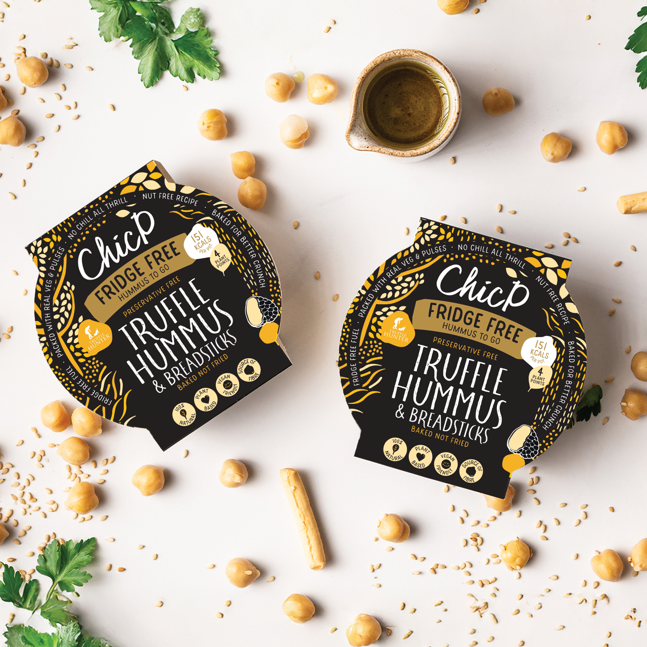 Truffle Fridgeless Hummus Snack Pot 50g