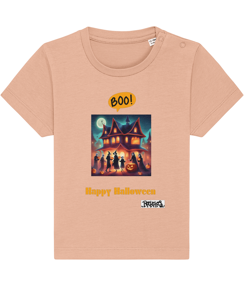 Happy Halloween T shirts designed by Rock Chocs Haunted House Design 2 for 0 to 36 months