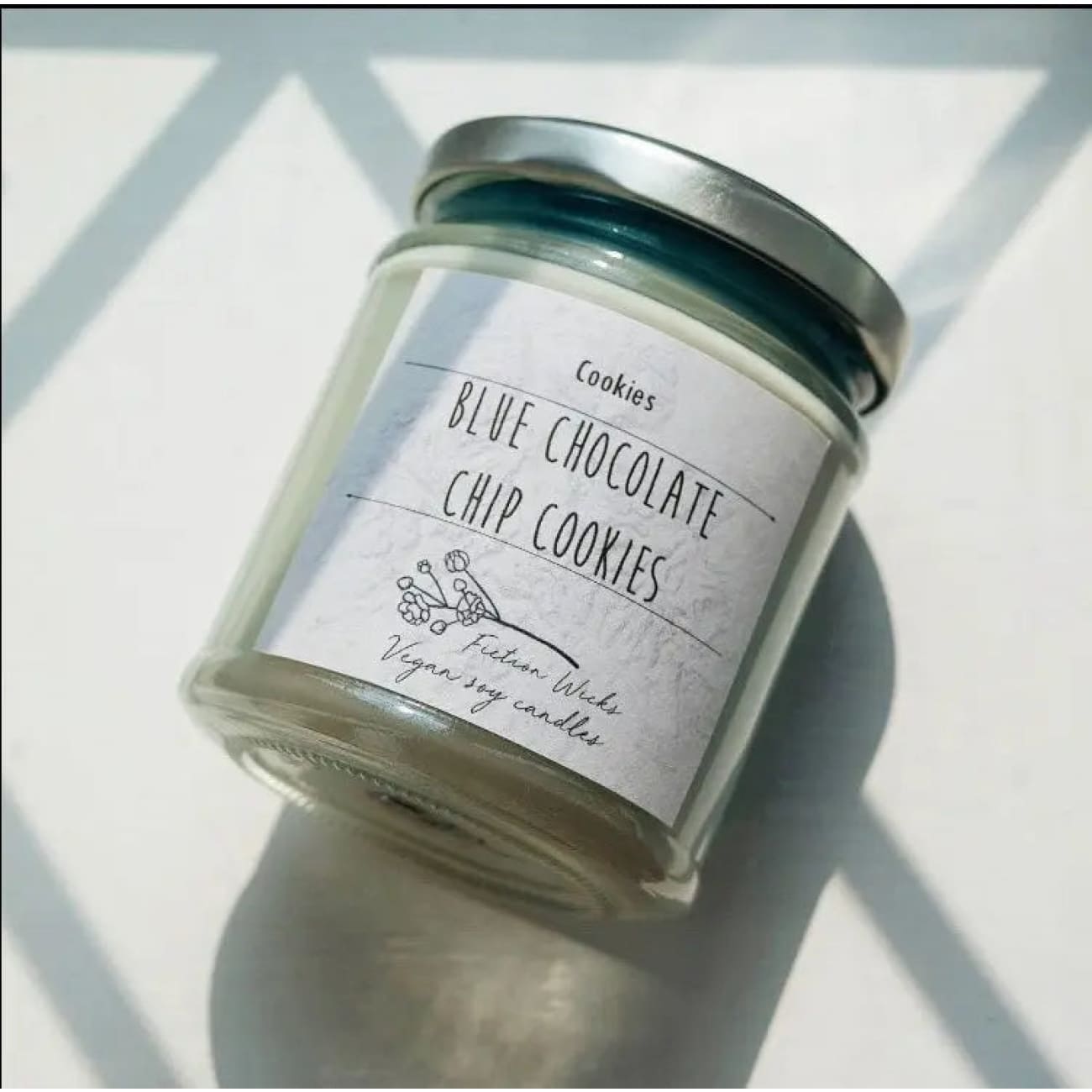 Rock Chocs Blue Chocolate Chip Cookies Candle Rock Chocs