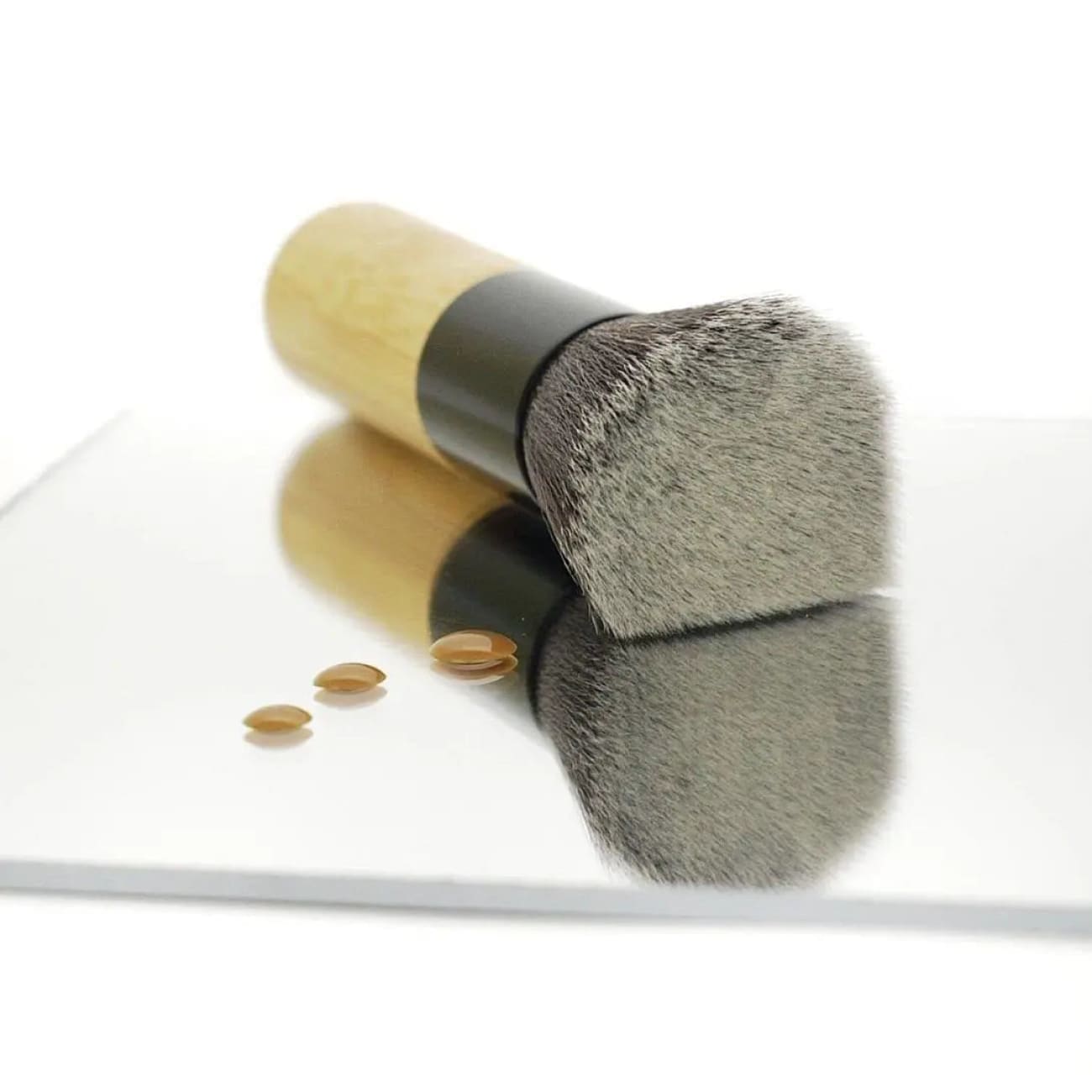 Rock Chocs Buffing Foundation Brush Flawless Professional Vegan Beauty cosmetic brushes make up brushes vegan buffing foundation brush vegan foundation brush vegan make up brushes vegan v