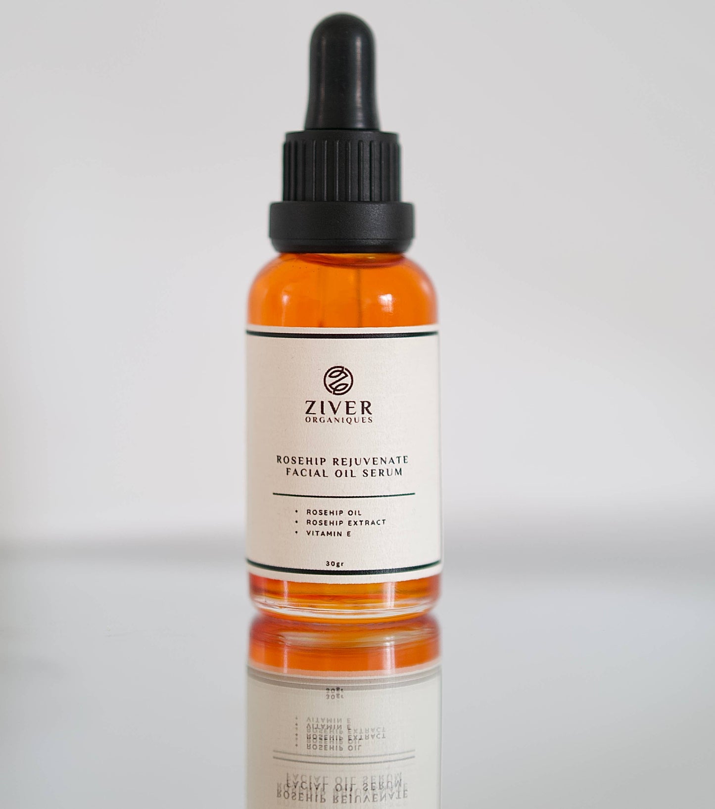 Rosehip Rejuvenating Facial Oil Serum with Vitamin E 30ml