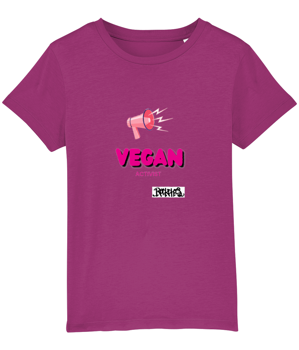 Vegan Activist Organic T Shirt by Rock Chocs