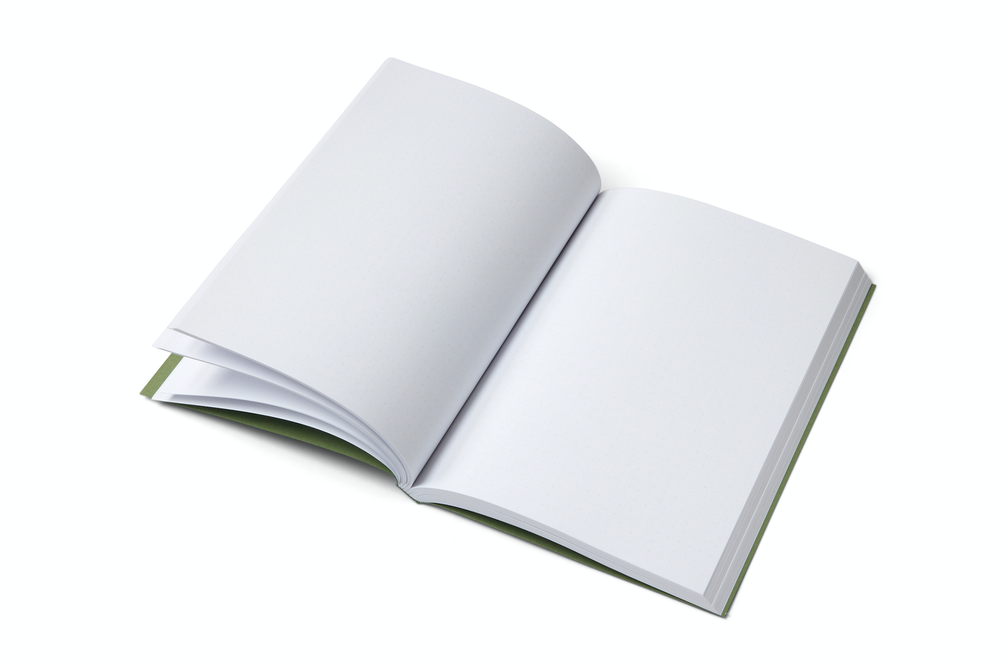 A5 Bullet Journal in Mid-Green, Dotted Notebook, Stationery - 4 left in stock