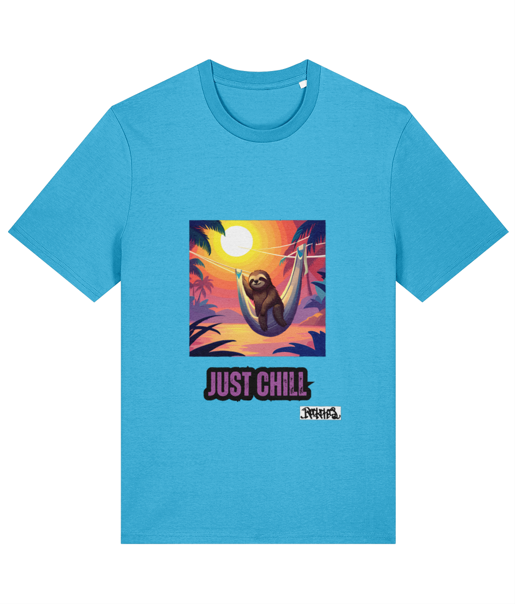 Just Chill Sloth T shirts By Rock Chocs