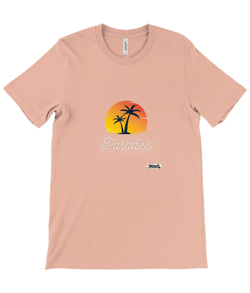 T-Shirt Paradise Canvas Unisex Crew Neck
