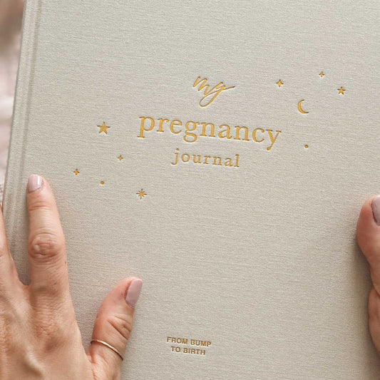 My Pregnancy Journal - Pearl with Gilded Edges- 4 left in stock