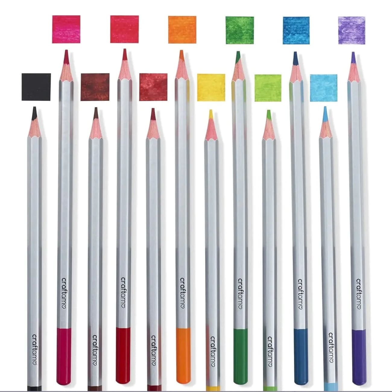 Rock Chocs  Craftamo WATERCOLOUR PENCILS - 24 BRIGHT COLOURS THAT BLEND EASILY Craftamo Rock Chocs vegan art supplies vegan water colour pencils water colour pencils