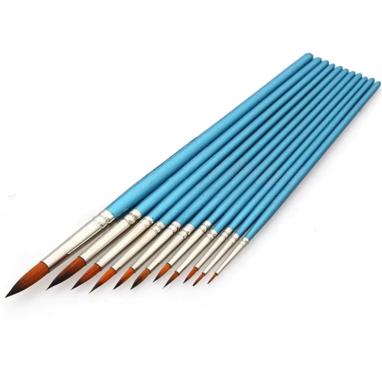 Rock Chocs DETAIL BRUSHES - 11 Piece Paint Brush Set / Liner Brushes) Craftamo