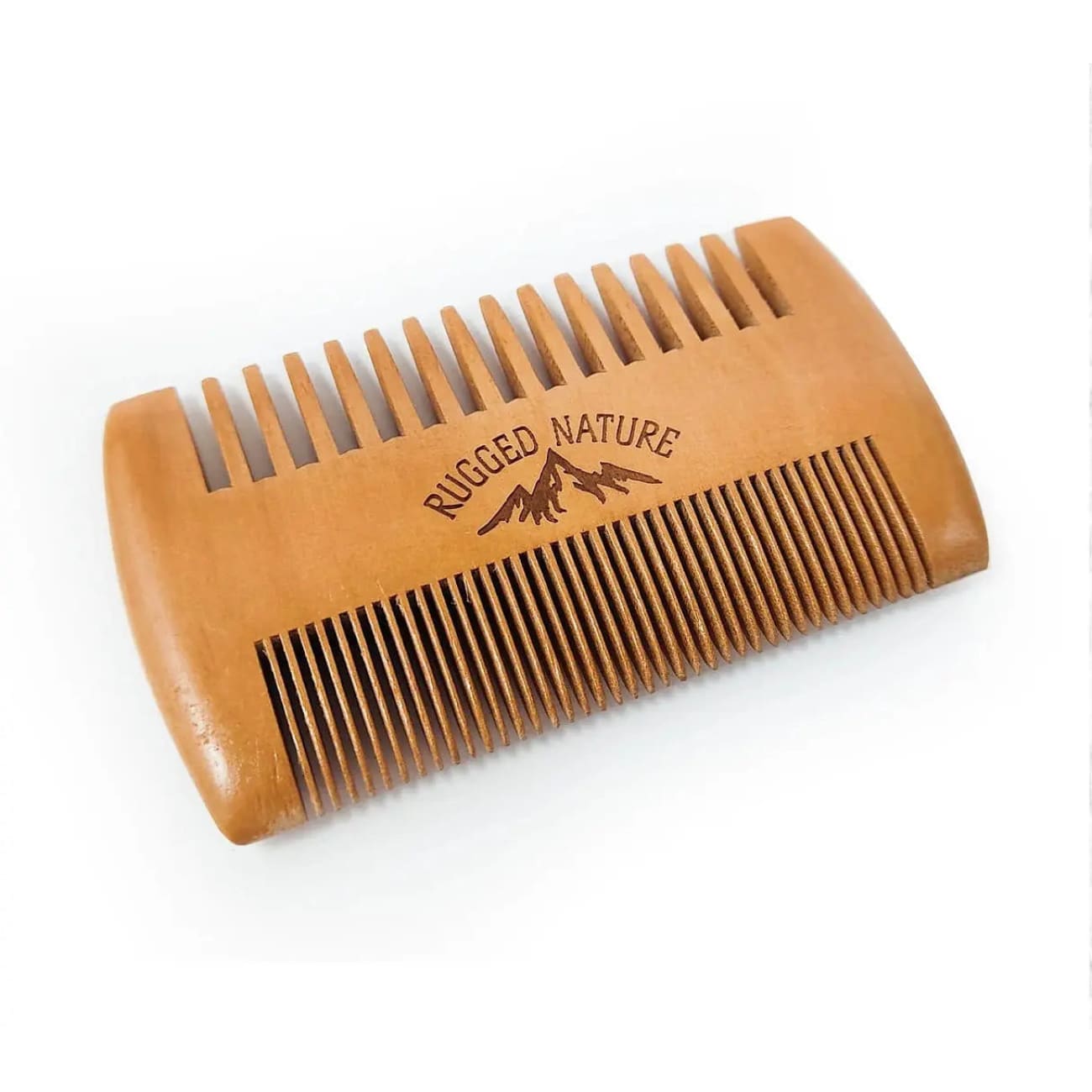 Rock Chocs DOUBLE SIDED BEARD COMB Rugged Nature beard comb beard products double sided beard comb mens grooming priducts Rock Chocs rugged nature vegan skincare men