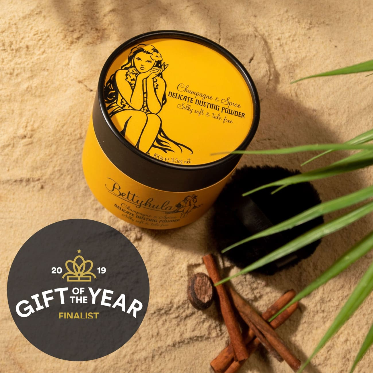 Rock Chocs Dusting powder. Champagne & Spice Betty Hula bettyhula Bettyhula dusting powder vegan dusting powder