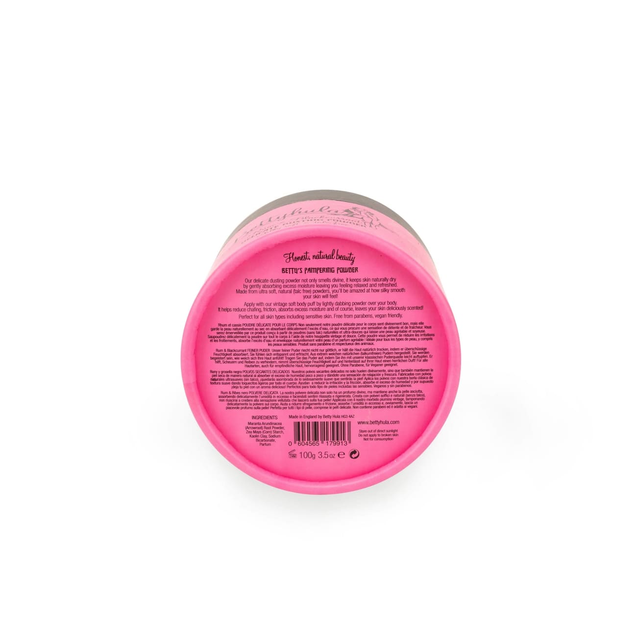 Rock Chocs Dusting powder. Rum & Blackcurrant Betty Hula Betty hula Dusting powder. Rum & Blackcurrant Dusting powder. Rum & Blackcurrant