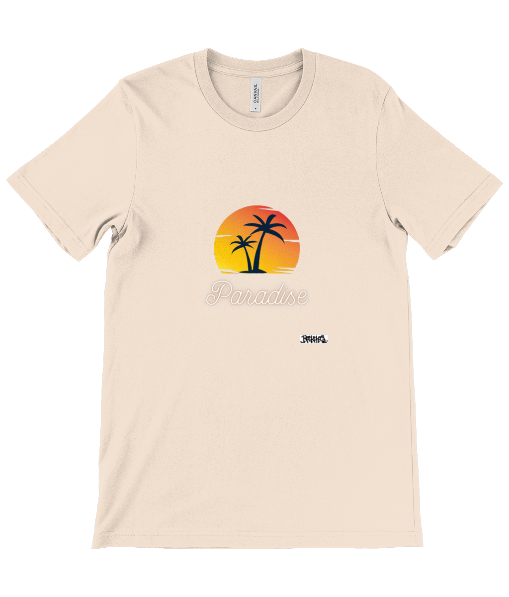 T-Shirt Paradise Canvas Unisex Crew Neck