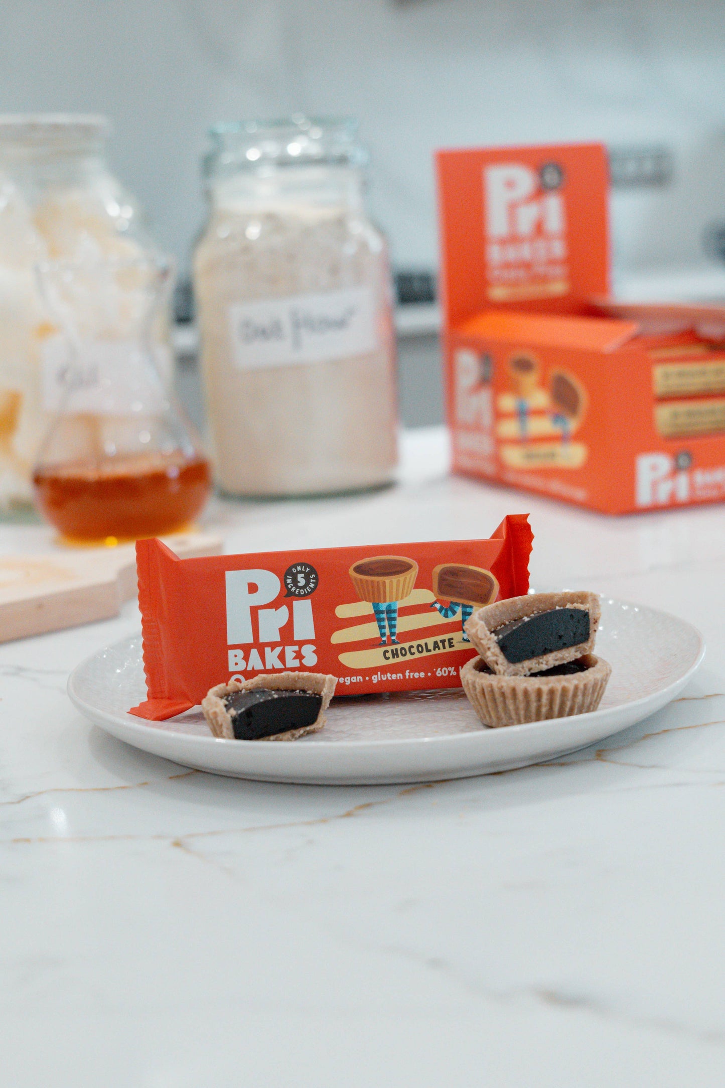 Pri Bakes Healthy Vegan Snacks, Chocolate OatyPies