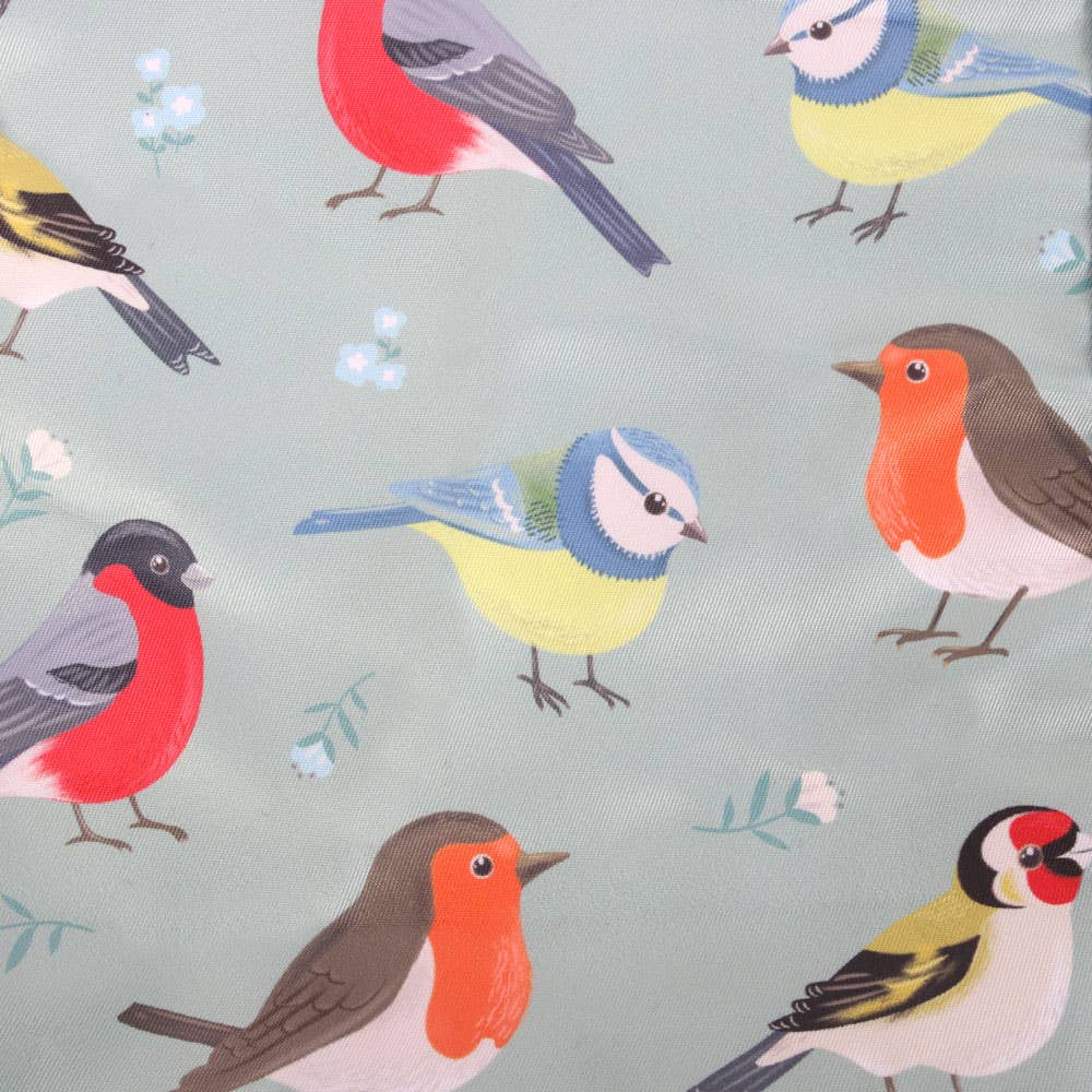 British Garden Birds Cotton Apron - 2 left in stock