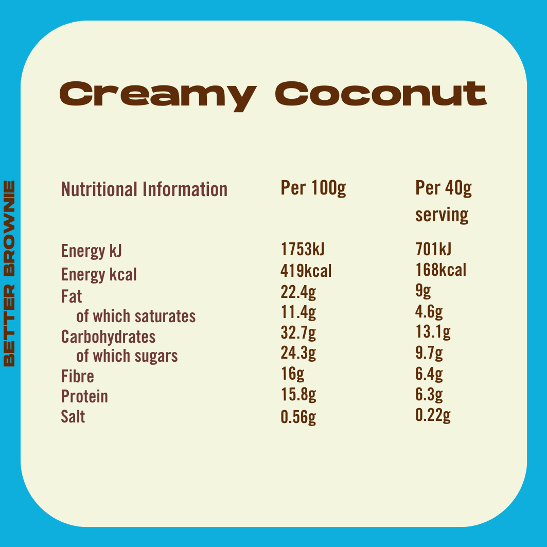 Better Brownie - Creamy Coconut