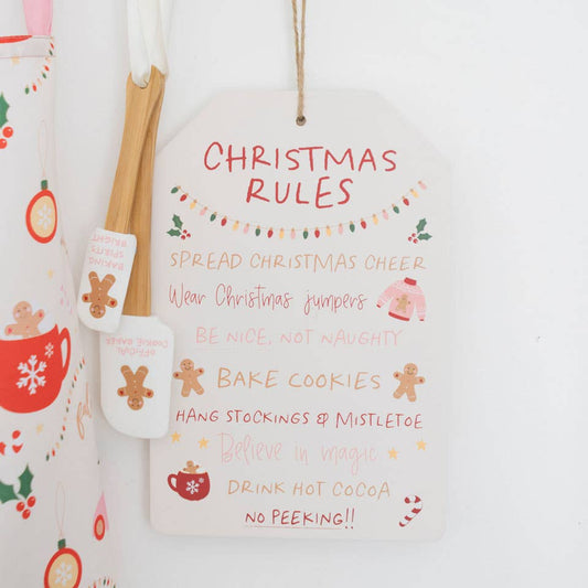 Sugarplum Fun Christmas Rules Hanging Sign 2 left in stock