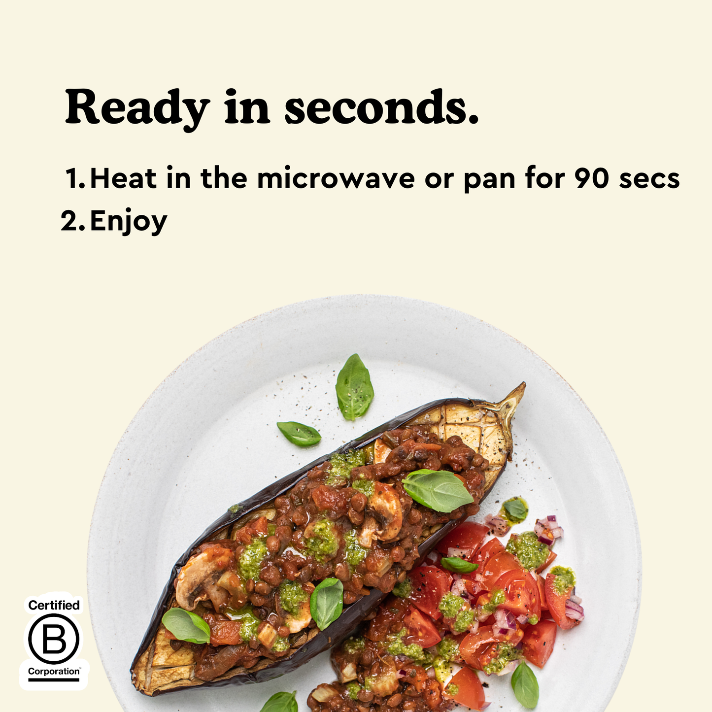 Tomato & Lentil Ragu Bowl - 275g - Vegan Meal