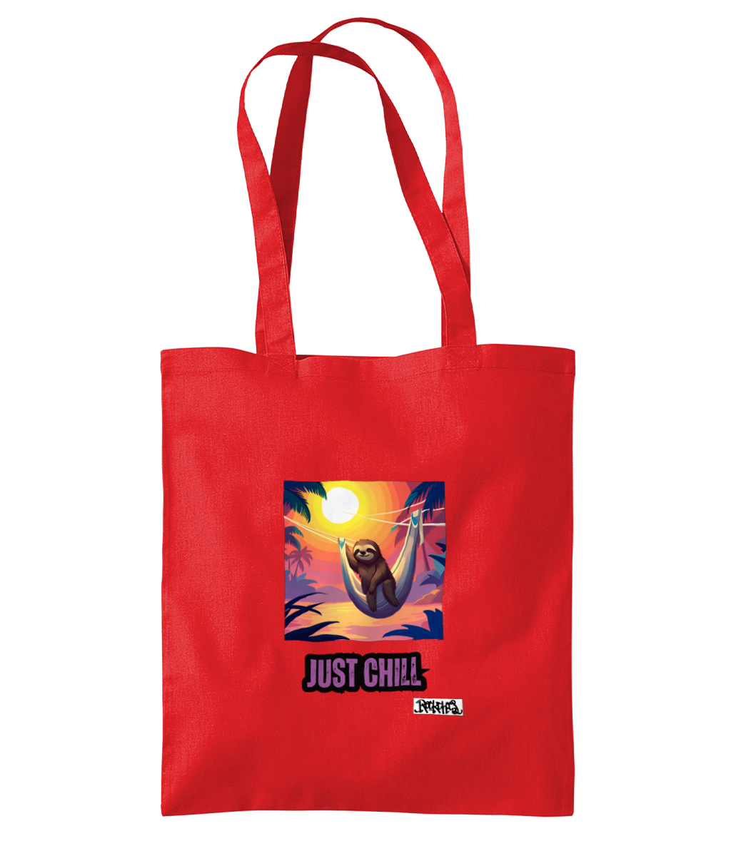 Shoulder Tote Bag Just Chill Sloth T Shirt Designed by Rock Chocs