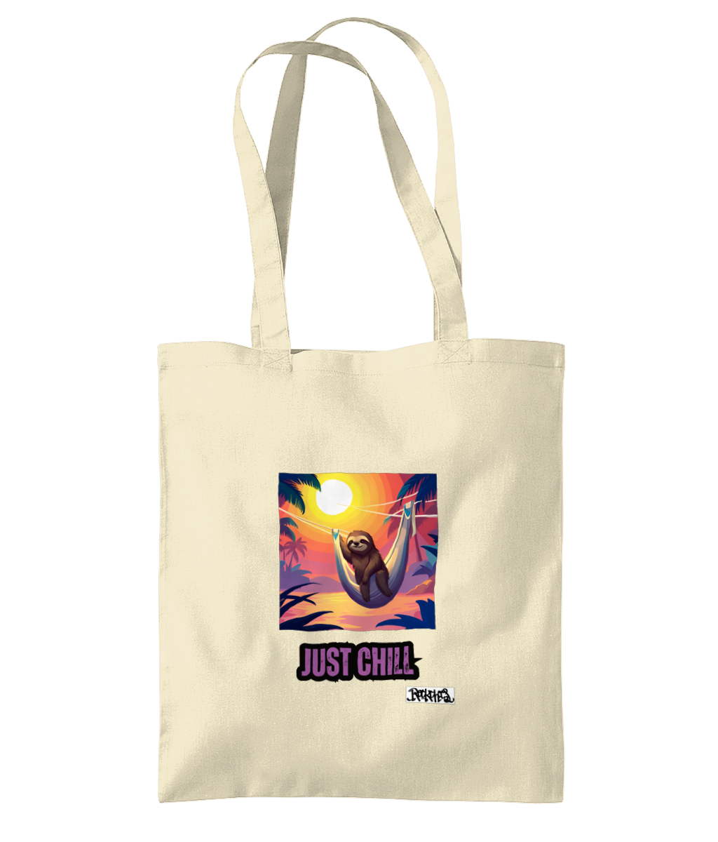 Shoulder Tote Bag Just Chill Sloth T Shirt Designed by Rock Chocs