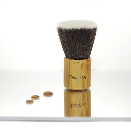 Rock Chocs  Kabuki Brush - Vegan & Cruelty Free Flawless Professional Vegan Beauty Award winning vegan beauty company Beauty cruelty free vegan skincare flawless Kabuki Brush Kabuki Brush - Vegan & Cruelty Free Rock Chocs vegan products Rock Chocs vegan skincare vegan cosmetic brush vegan skincare vegan skincare company