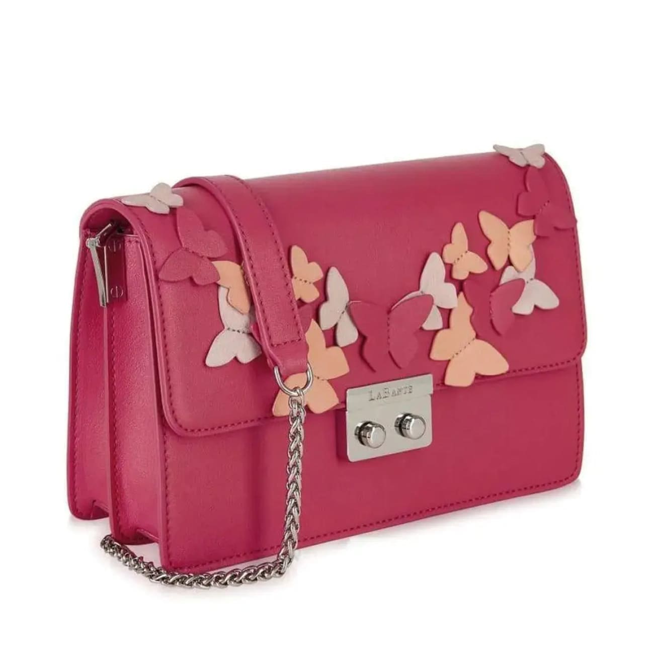 LaBante London Vanessa Red Vegan Across Body Bag Rock Chocs