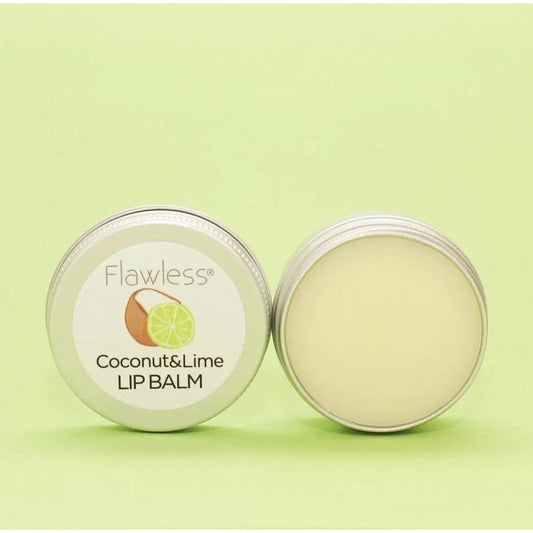 Rock Chocs  Lip Balm - Coconut & Lime Flawless Professional Vegan Beauty beauty Coconut & Lime Cruelty free lip balm Flawless Coconut & Lime lip balm lip balm PETA approved skincare skincare vegan lip balm