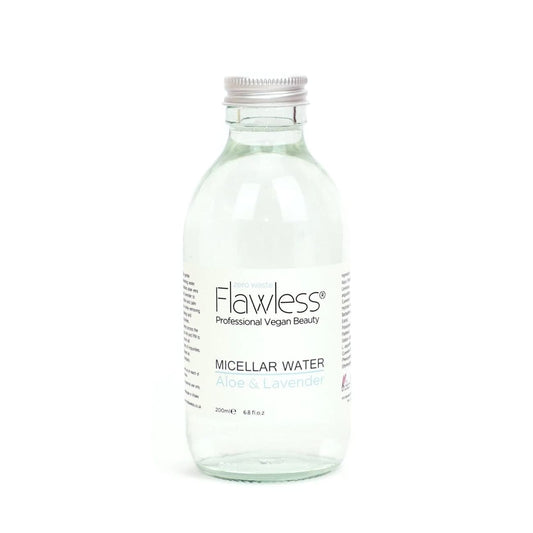 Rock Chocs  Micellar Water - Aloe and Lavender 200 ml Flawless Professional Vegan Beauty beauty cruelty free vegan skincare flawless Flawless Micellar Water Aloe & Lavender Micellar water skincare Vegan Micellar water vegan products