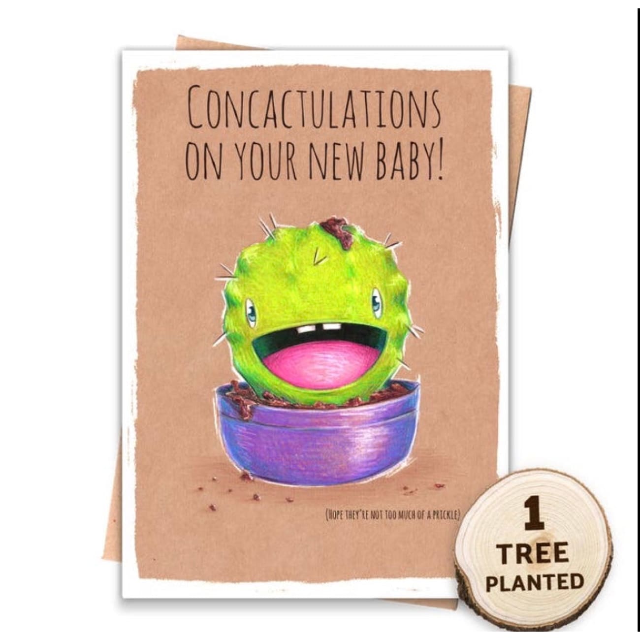 Rock Chocs New Baby - Greeting card Rock Chocs