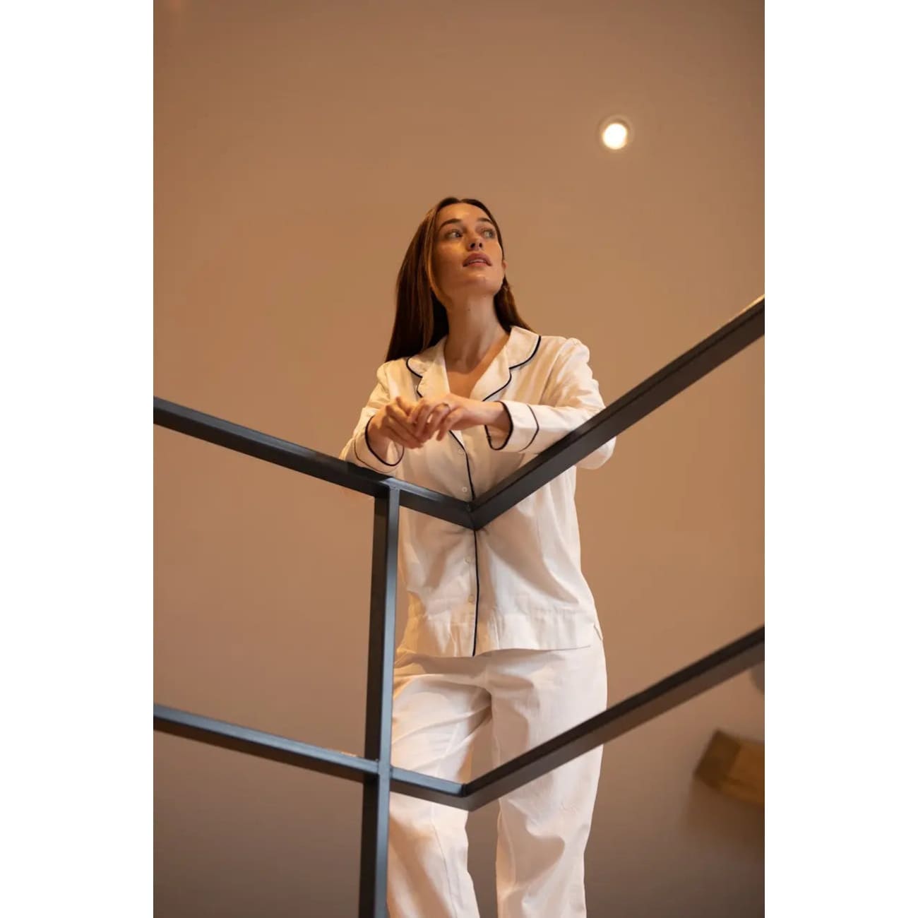 Rock Chocs Organic Cotton Hang Out Pyjamas White Breathe Lifestyle