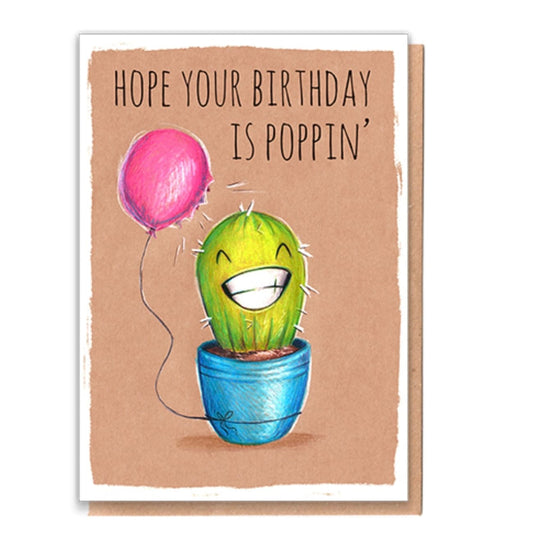 Rock Chocs  Poppin Birthday Greeting Card Rock Chocs