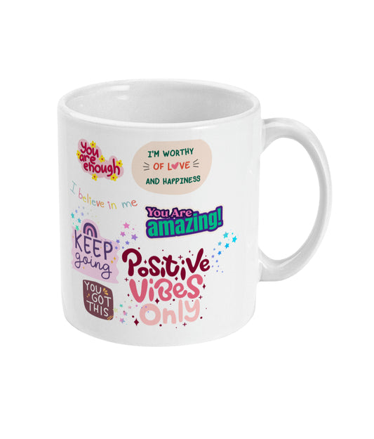 Rock Chocs Positive Vibes Mug