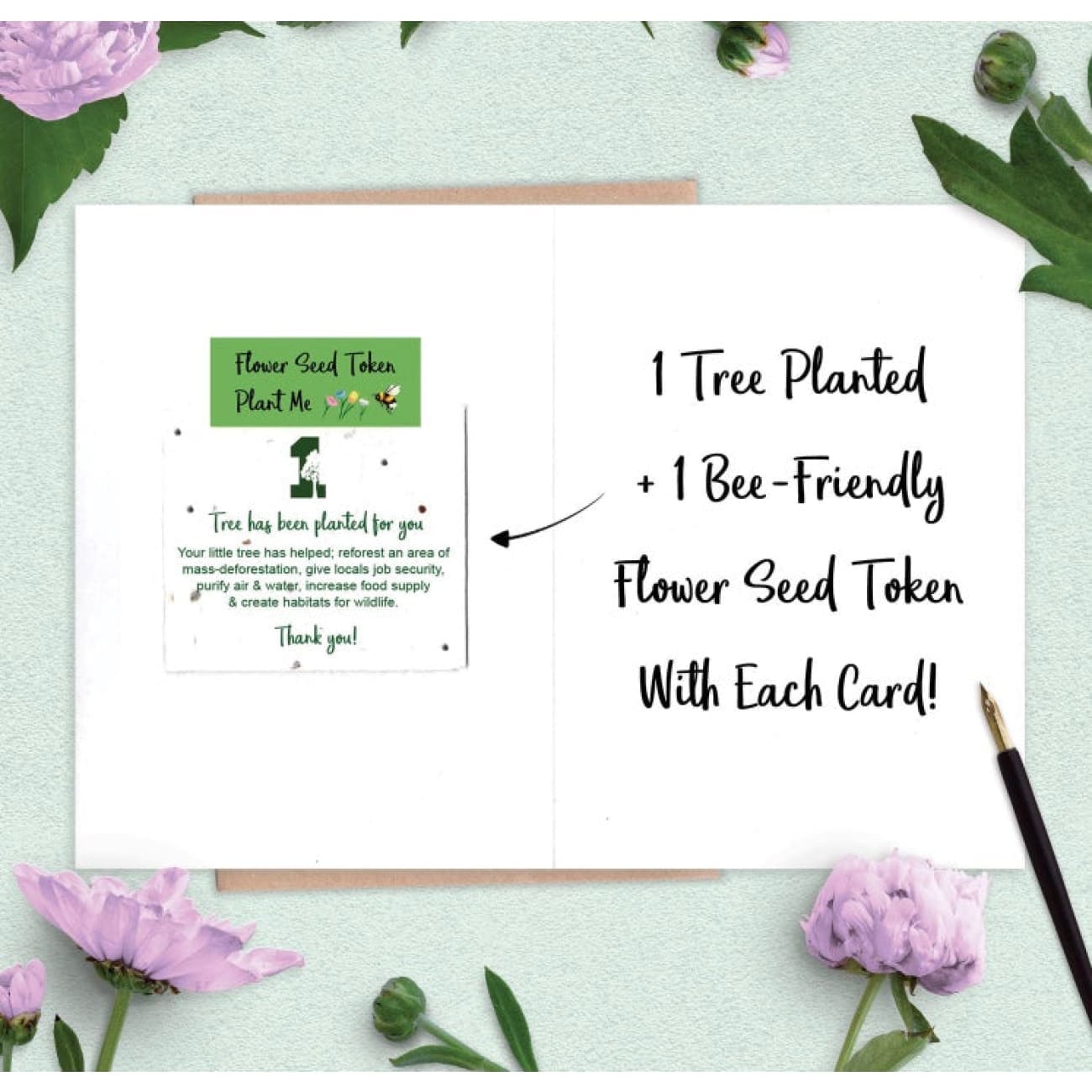 Rock Chocs Recycled Love Anniversary Card & Eco Seed Gift, Plant Tonic 1 Tree Cards 1treecards anniversary cards eco greeting cards Greeting card Greeting cards vegan greeting cards Vegan printed anniversary card vegan printed greeting cards