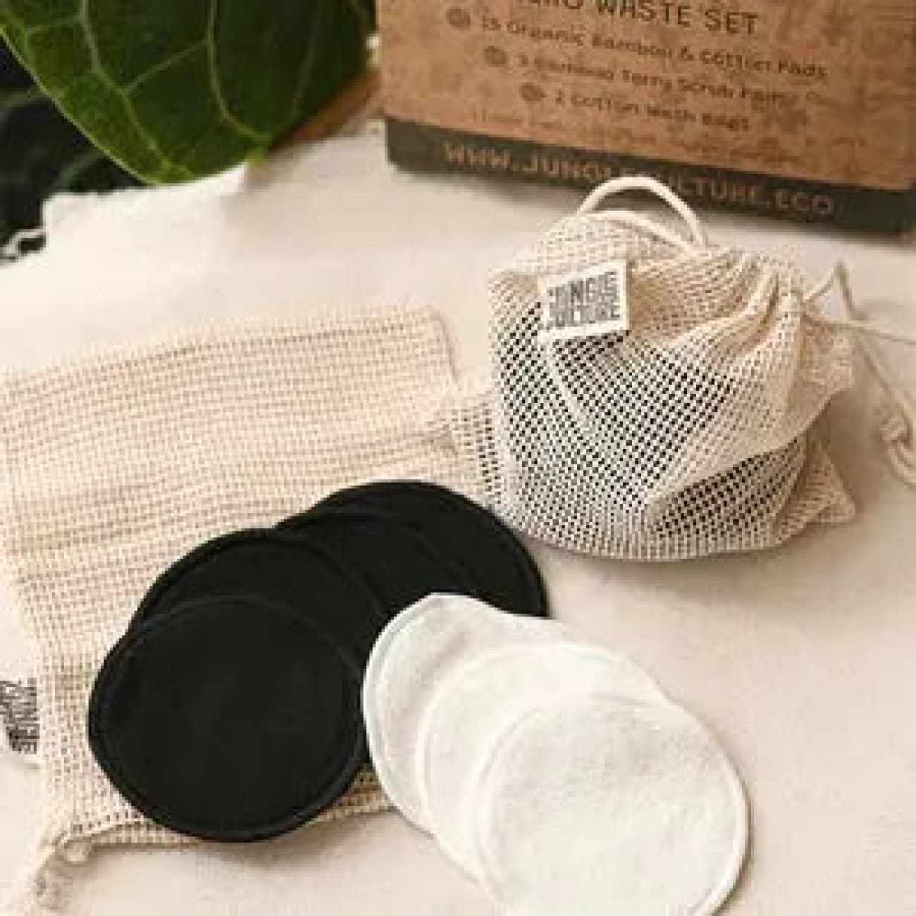 Rock Chocs Reusable Makeup Remover Pads | Eco-friendly Washable Cotton Makeup Rounds Jungle Culture