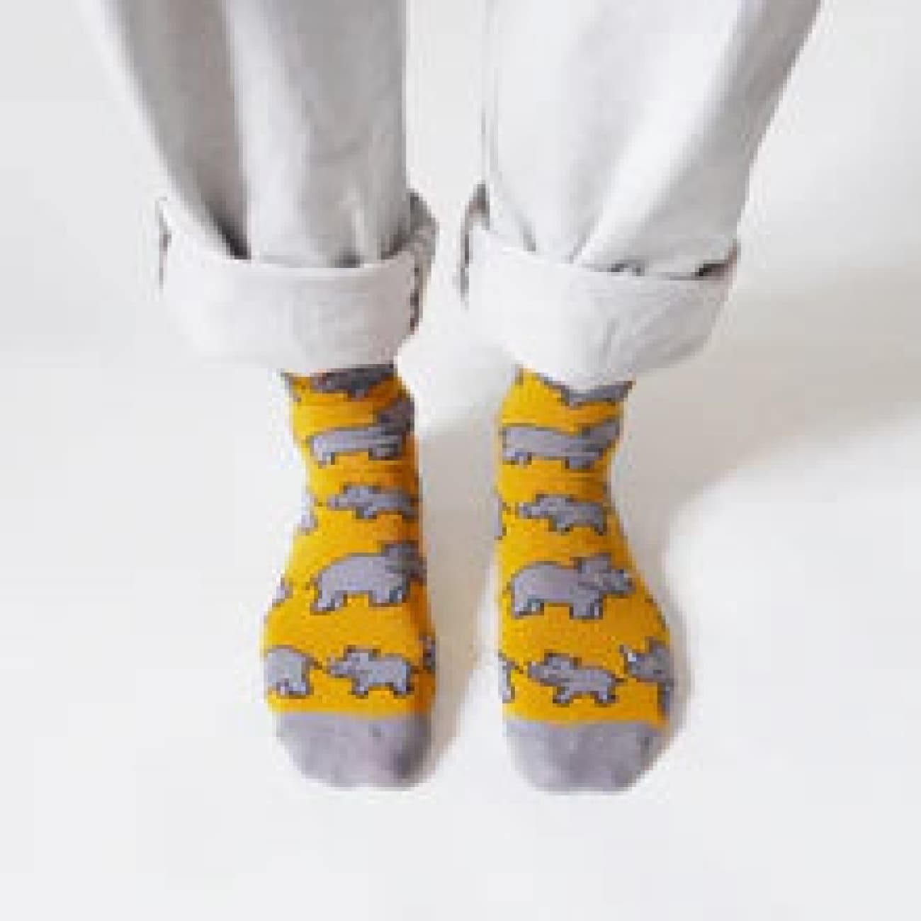 Save the Rhinos Bamboo Socks - bamboo sock Brand Bare Kind