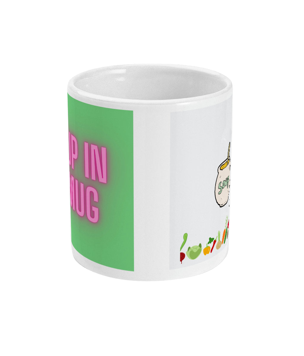 soup in a mug