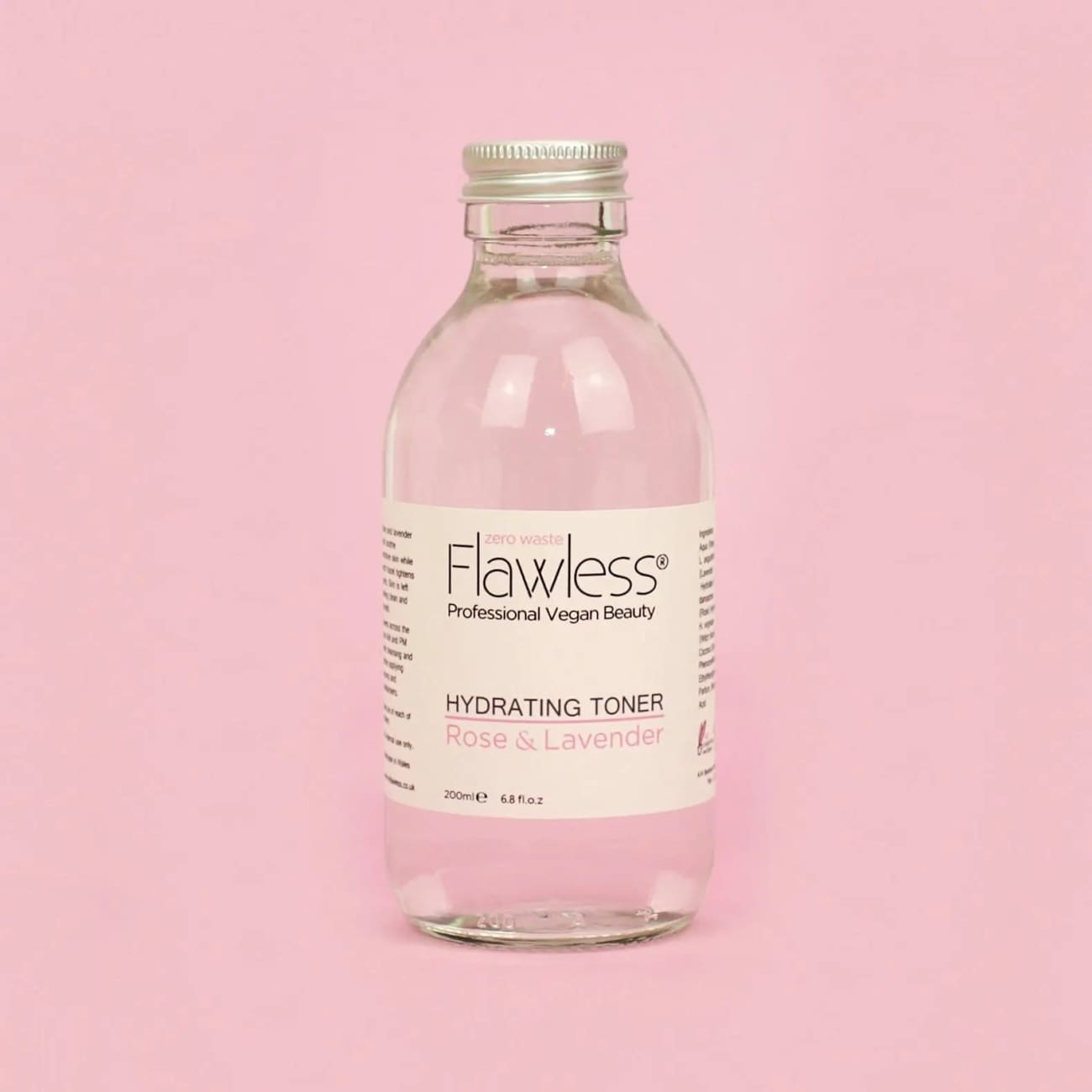 Rock Chocs  Toner - Rose and Lavender - 200 ml Flawless Professional Vegan Beauty cruelty free skincare Flawless Professional Vegan Beauty PETA approved skincare Rock Chocs Skincare Toner Rose & Lavender vegan beauty vegan skincare vegan toner