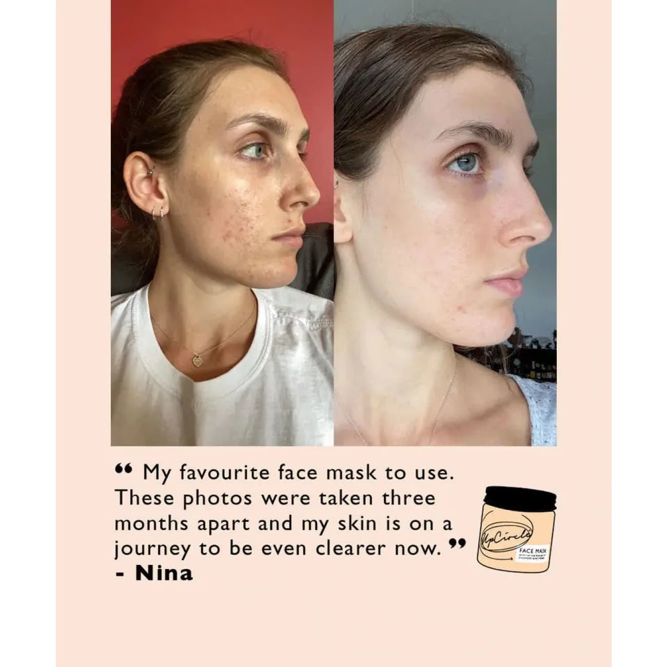 UpCircle Beauty KAOLIN CLAY FACE MASK Rock Chocs
