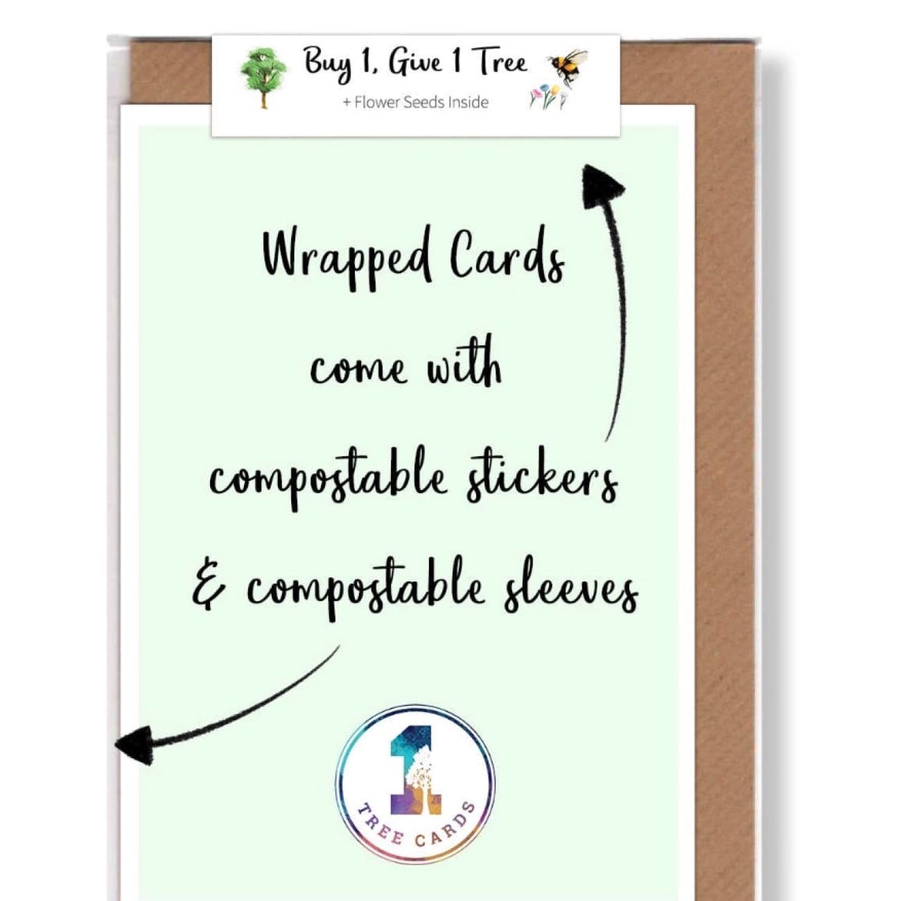 Rock Chocs  Vegan Card, Eco Friendly, Plantable Seed Gift, Vegan Mother. Rock Chocs  1 Tree cards eco greeting cards Greeting cards vegan greeting cards vegan printed greeting cards