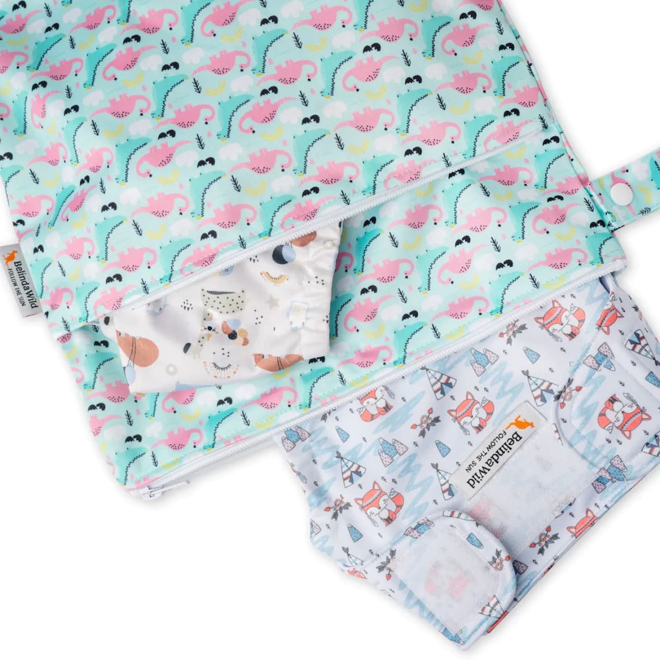 WET/DRY diapers BAG Rock Chocs