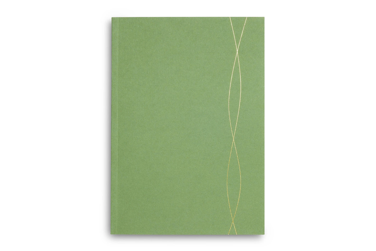 A5 Lined Notebooks in Mid-Green, Ruled Notepads, Stationery - 4 left in stock