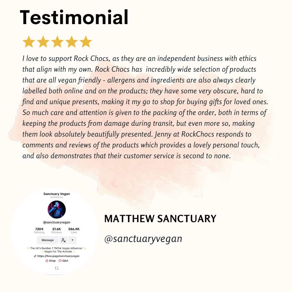 Testimonial from Sanctuary Vegan