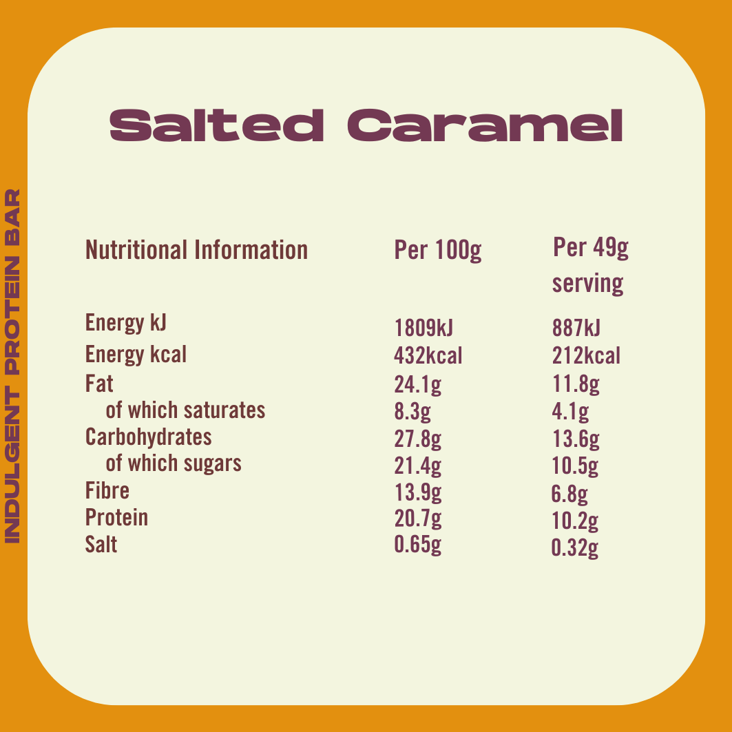 Indulgent Protein Bars - Salted Caramel