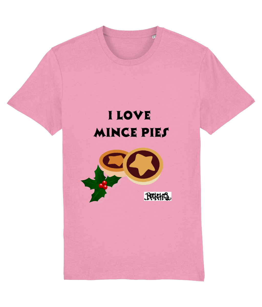 I love Mince Pies T Shirt by Rock Chocs